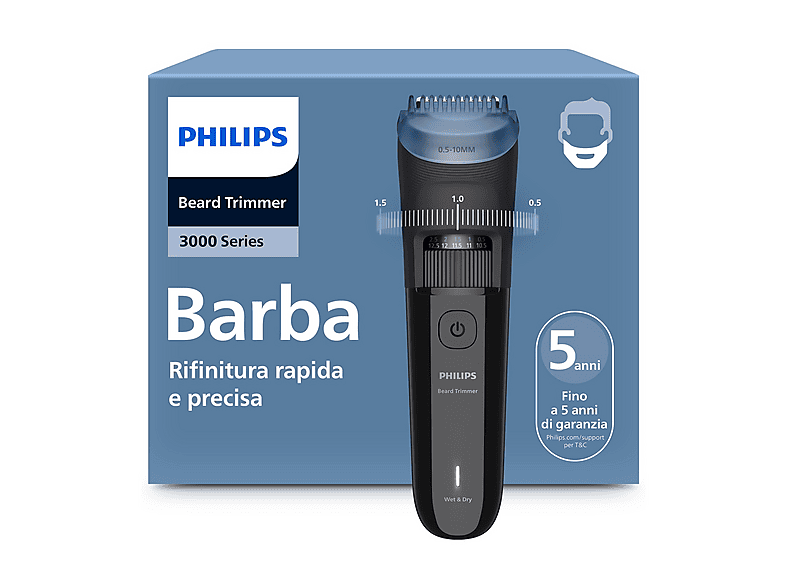 Regolabarba PHILIPS Serie 3000 BT3620/15