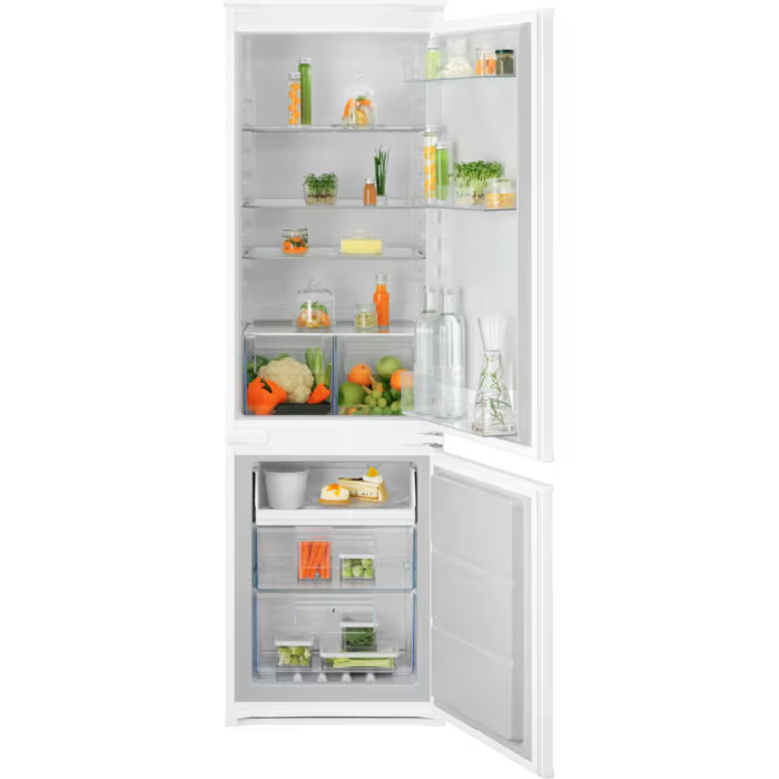 ELECTROLUX ENA7NE18S Beépíthető kombinált hűtőszekrény 177 cm, TwinTech, NoFrost, AI CoolAssist funkció