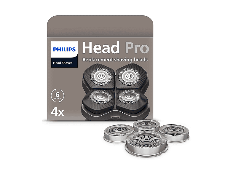 TESTINE RASOIO PHILIPS HS740/15, Compatibile con Head Pro Series 5000, 7000 e 9000