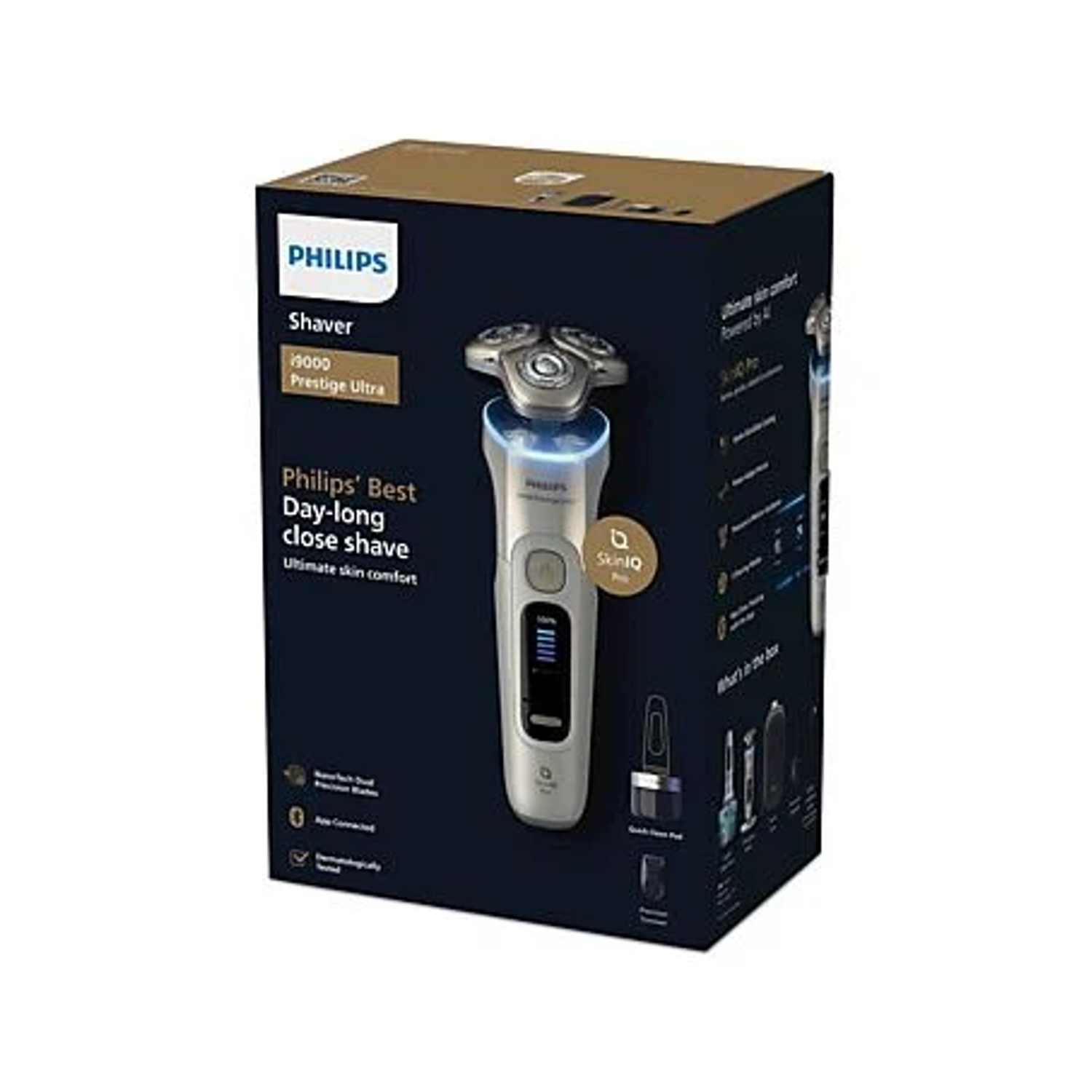 Confezione di un rasoio Philips, modello 9000 Prestige Ultra.