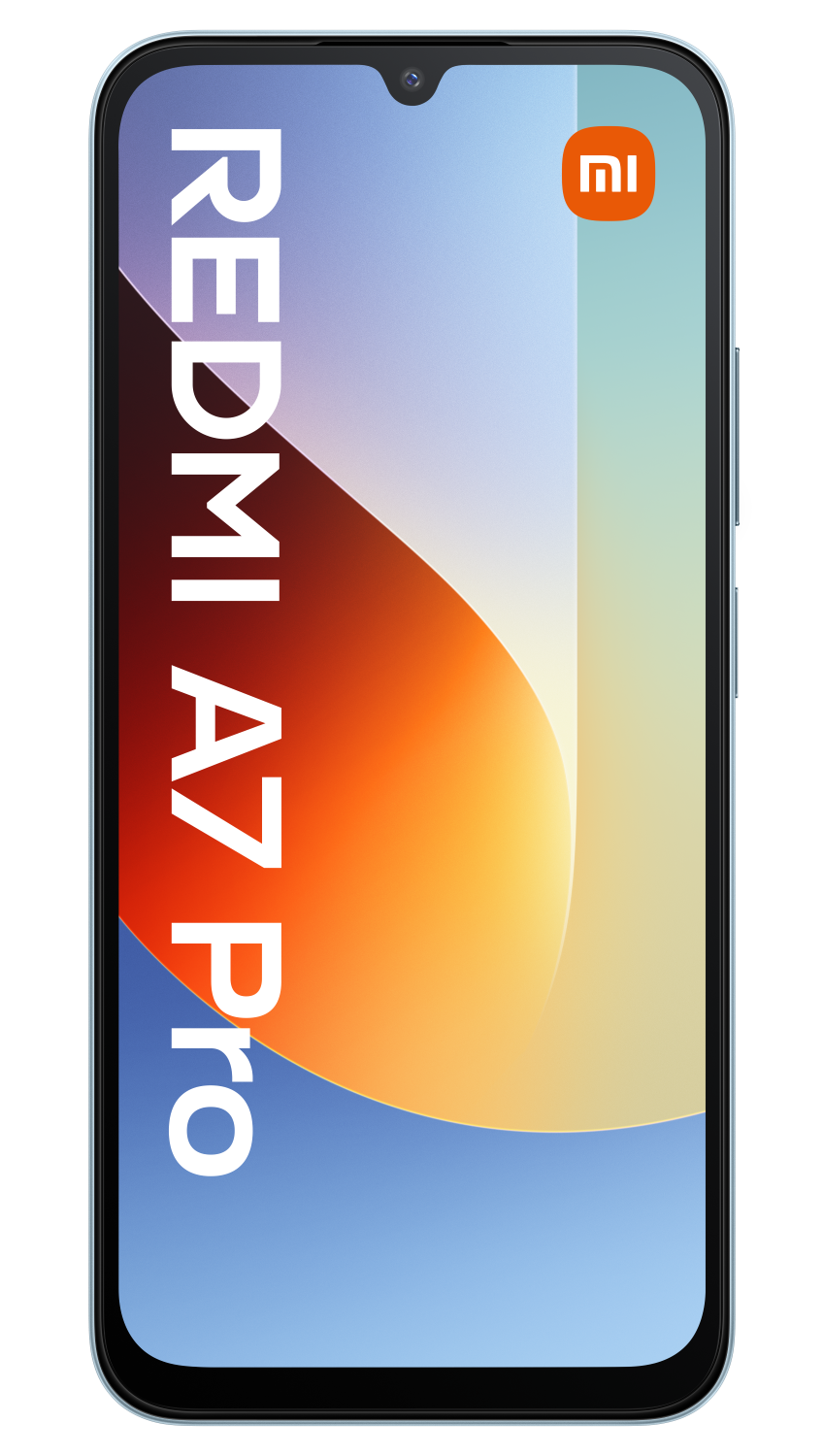 Smartfon z napisem REDMI A7 PRO i logo Mi.