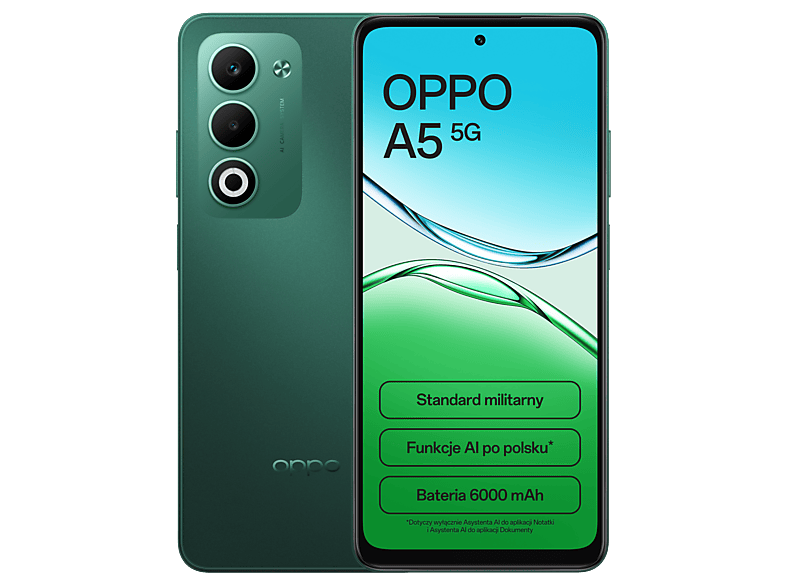 Smartfon OPPO A5 5G 4 GB/ 128 GB Zielony