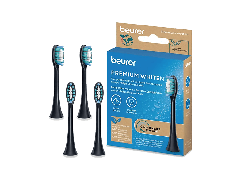 Beurer Końcówki do szczoteczki Premium Whiten 4 sztuki