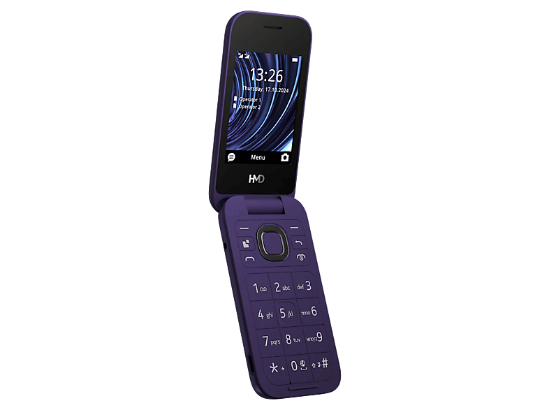 Telefon HMD 2660 Flip Dual Sim Fioletowy