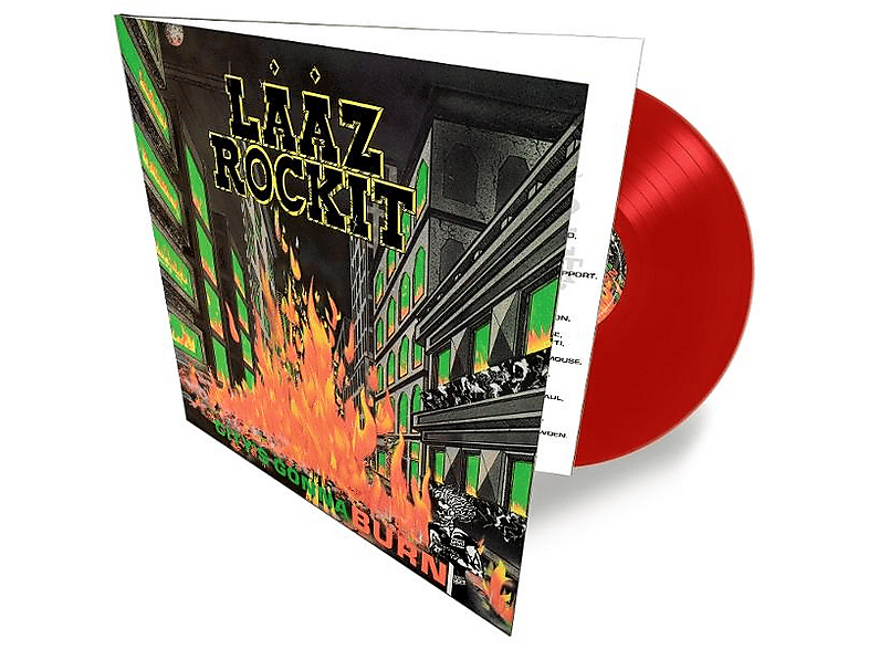Lääz Rockit - City's Gonna Burn (Red LP) - (Vinyl)