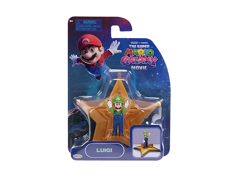 Ak Tronic Super Mario - Mini Figur Luigi 4cm; Sammelfigur