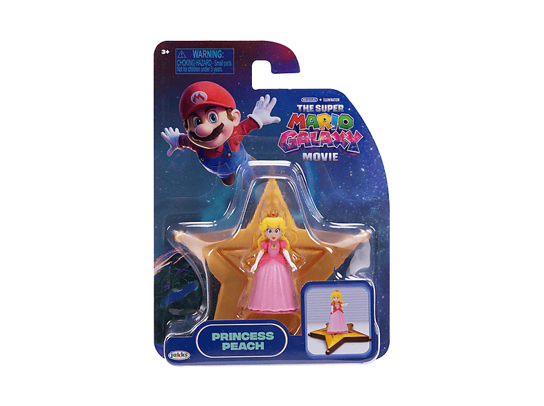 Ak Tronic Super Mario - Mini Figur Peach 4cm; Sammelfigur