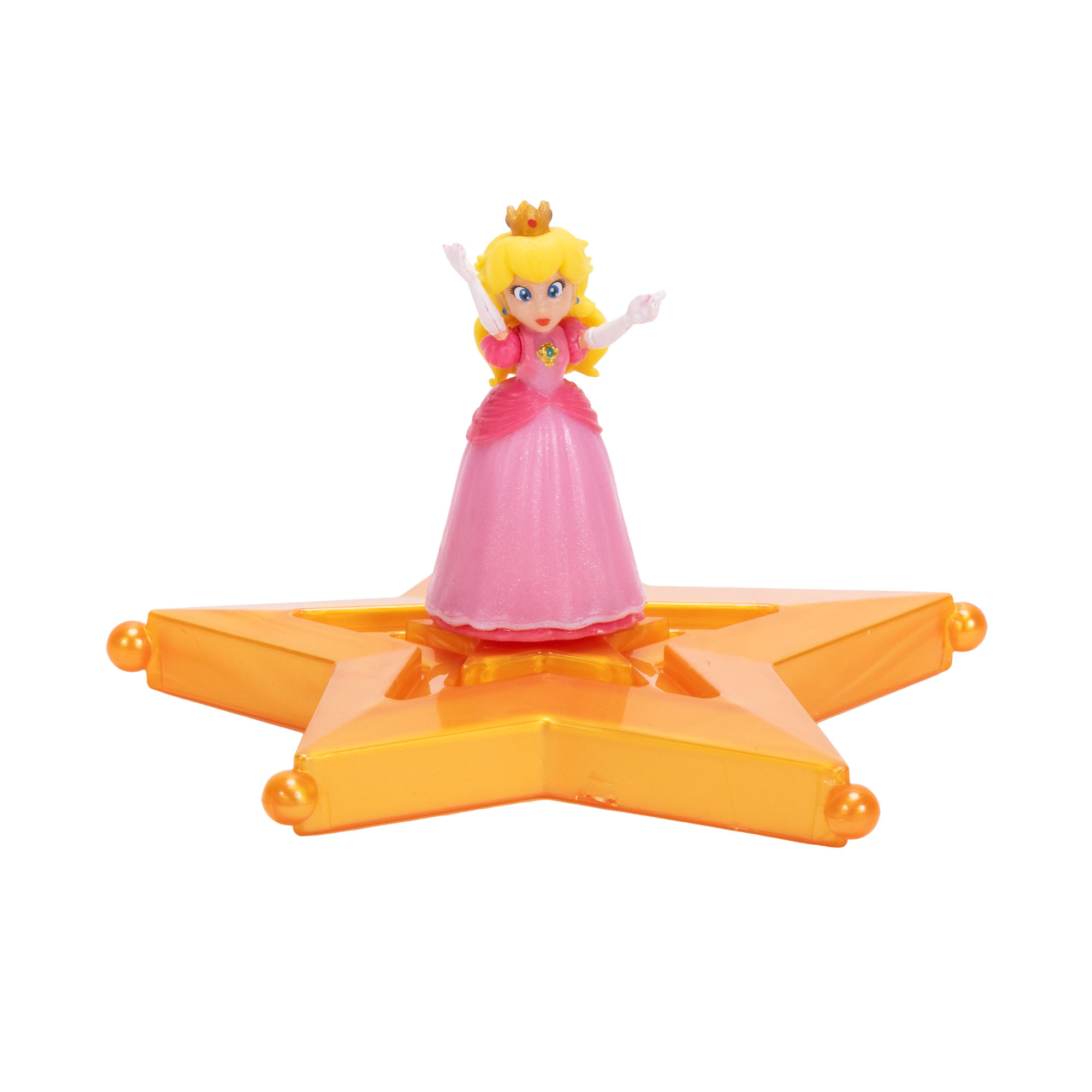 Prinzessin Peach auf einem goldenen Stern