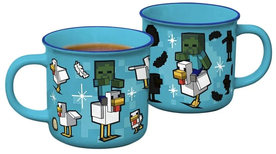 Minecraft - Chicken Jockey hőre változó bögre