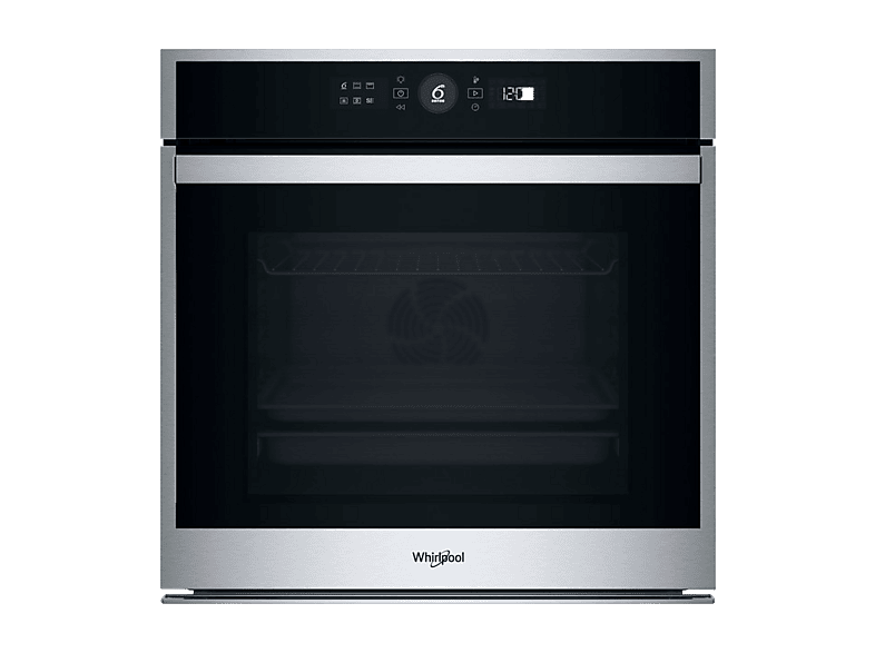 Horno - Whirlpool WOI4S8PM1XA, Multifunción, Pirolítico e hidrolítico, 73 l, 59.5 cm, Tecnología 6th Sense, Steam+, Air Fry, Inox