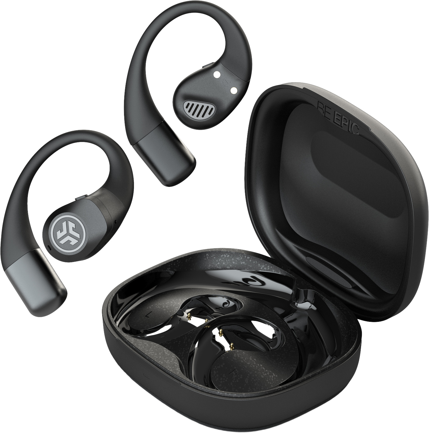 JLAB Epic Open Sport Open-ear Draadloze sport-oordopjes Zwart