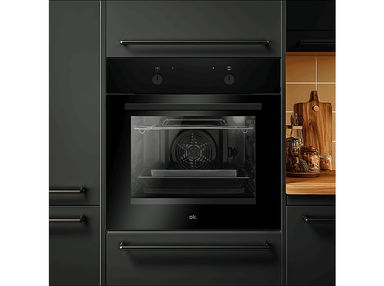 OK. OBO 321 B A, Einbaubackofen (Einbaugerät, 62 l, 595 mm breit)