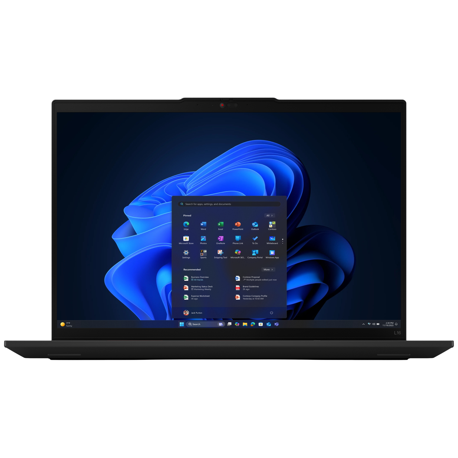 Lenovo Thinkpad L16 Gen 2 - 16 Inch Intel Core Ultra 5 225u Gb 512 Windows 11 Pro