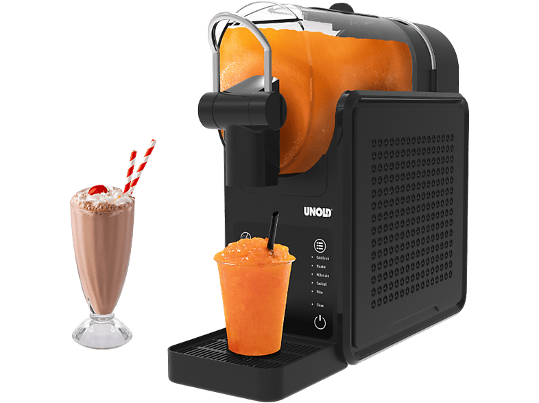 Unold 48949 Stella Eismaschine mit Kompressor (190 Watt, 2,5 l, Schwarz)