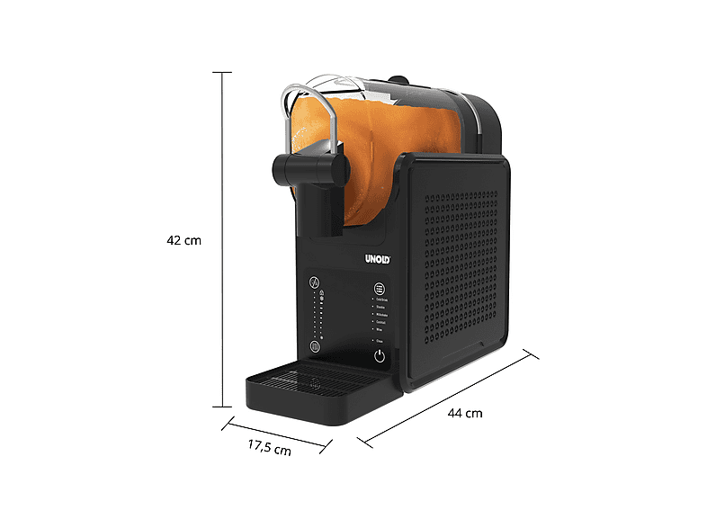 Unold 48949 Stella Eismaschine mit Kompressor (190 Watt, 2,5 l, Schwarz) — Foto 2 von 5