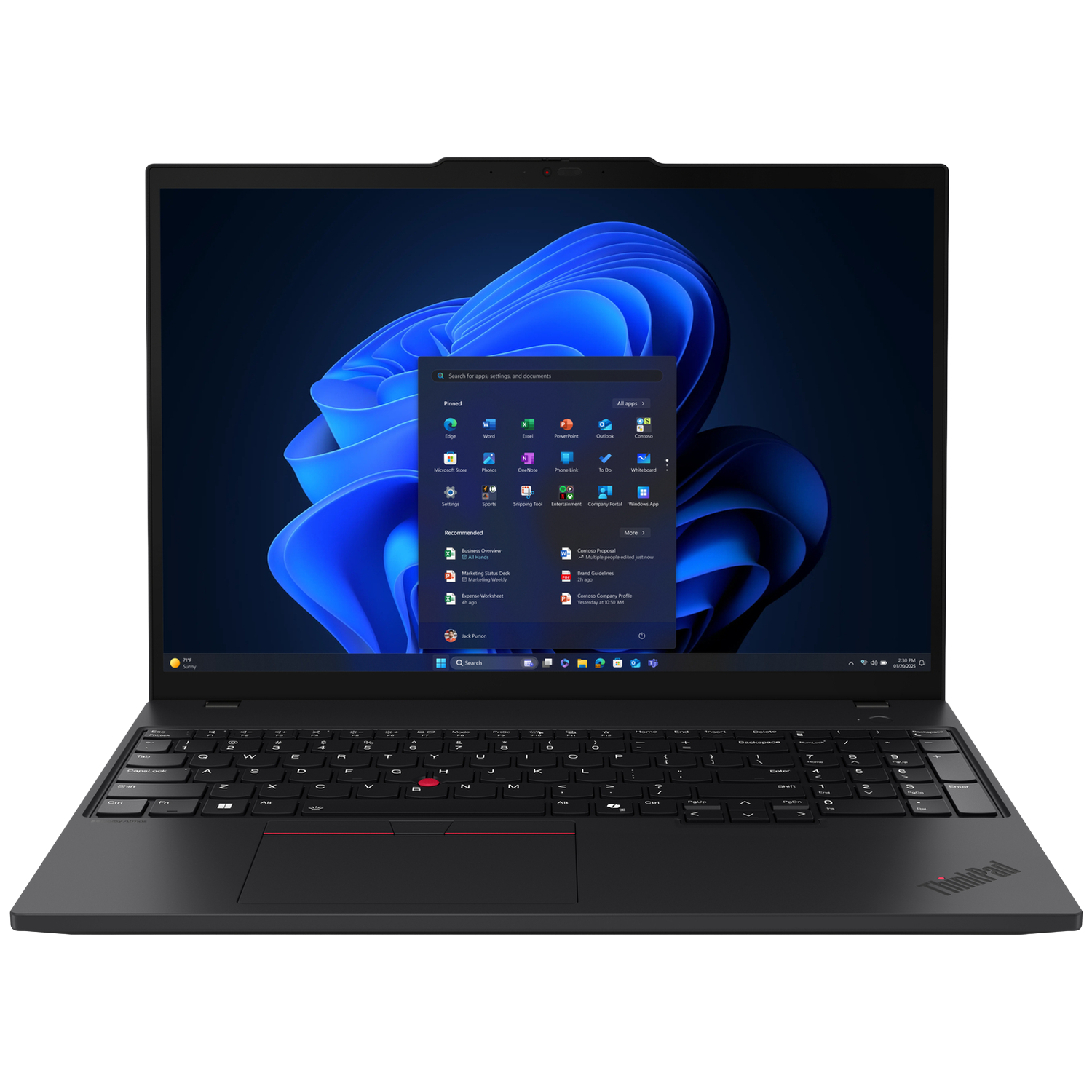 LENOVO ThinkPad T16 Gen 4 - 16 inch - Intel Core Ultra 7 258V - 32 GB - 1 TB - Windows 11 Pro