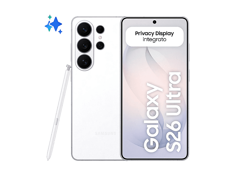 SAMSUNG Galaxy S26 Ultra 256GB, 256 GB, White