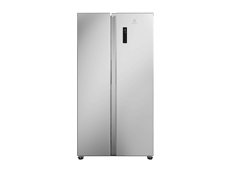 Frigorifero americano ELECTROLUX EAT6ME53U0, Sistema Multi Flow: Sì; raffreddamento frigorifero: No Frost; congelatore: Frost, Capacità netta totale 532 l, Rumorosità: 39 dB(A), Dimensioni: L 91 cm A 177 P 67 cm, Acciaio, Classe E