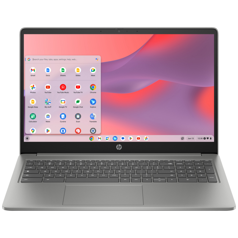 HP Chromebook 15a-nb0240nd 15.6 inch Full HD, Intel Core i3-N305, 8GB RAM, 256GB SSD