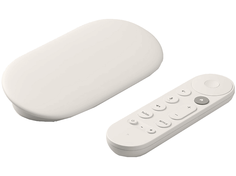 Reproductor multimedia - Google TV Streamer 4K, 32 GB, 4K Ultra HD, Chromecast, WiFi, Blanco