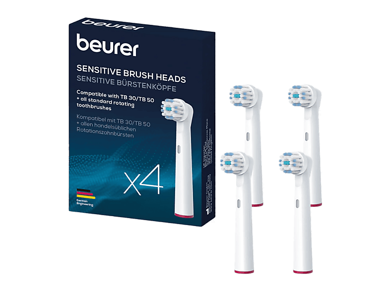 Beurer Końcówki do szczoteczki TB Sensitive 4 sztuki