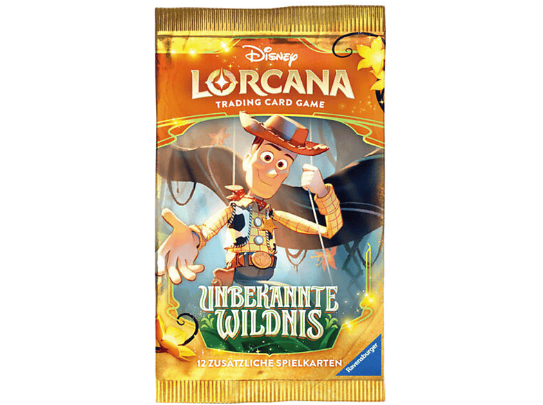 Ravensburger Disney Lorcana TCG: Unbekannte Wildnis - Booster Pack (Deutsch) Sammelkarten