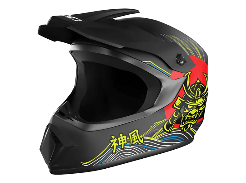 Kask pełny Full Face KAMIKAZE Tokyo M Wielokolorowy