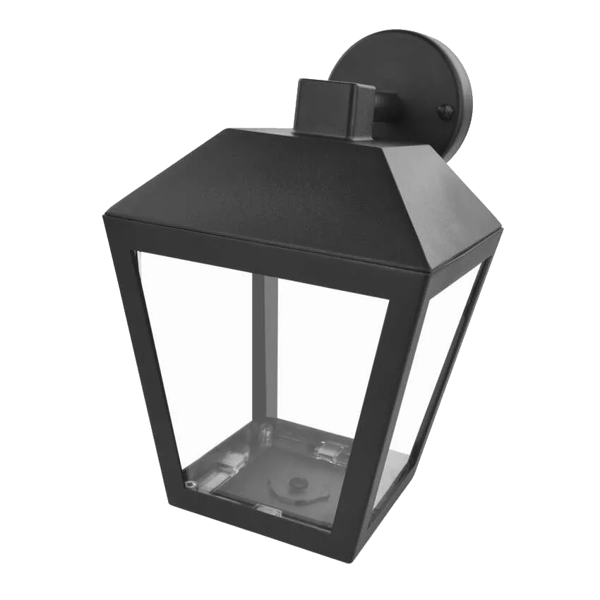 EMOS ADENIA Kerti fali lámpa, E27, 15W, IP44, fekete (ZGB020P)