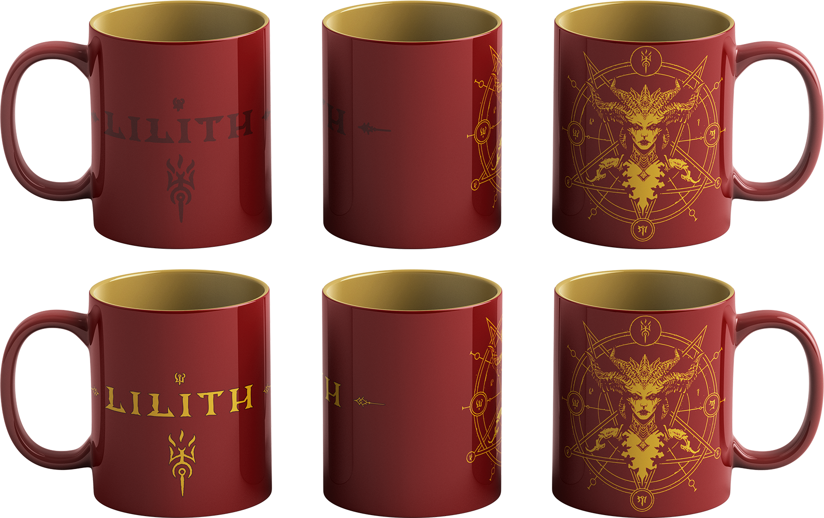 Diablo IV - Lilith's Blood hőre változó bögre