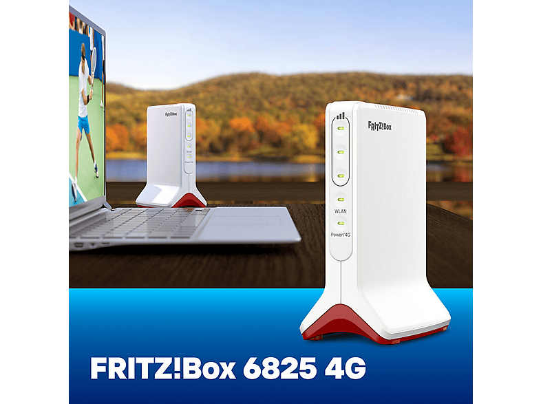 FRITZ! 6825 4G Edition International WLAN-Router 600 Mbit/s