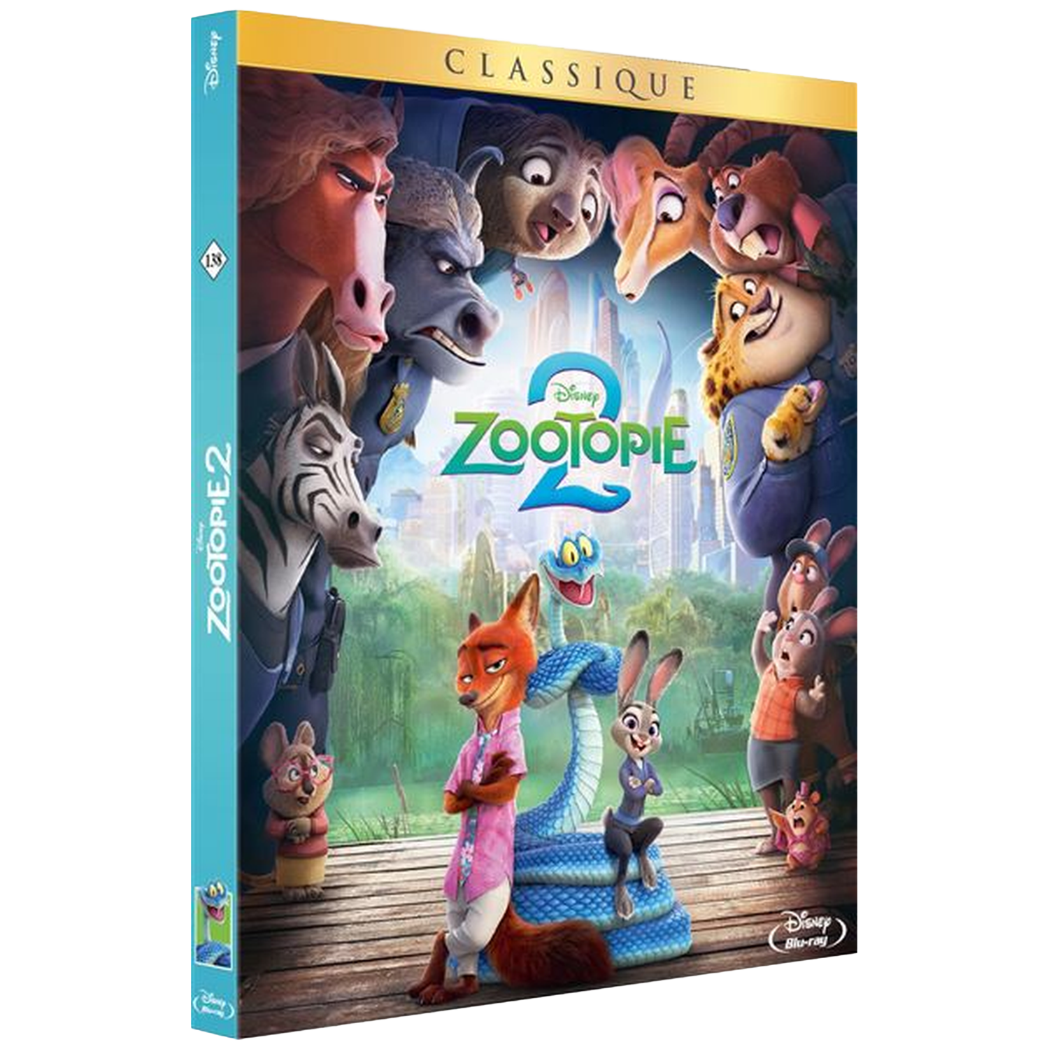 Zootopia 2 Blu-ray hoes: Nick Wilde, Judy Hopps, Finnick en anderen.