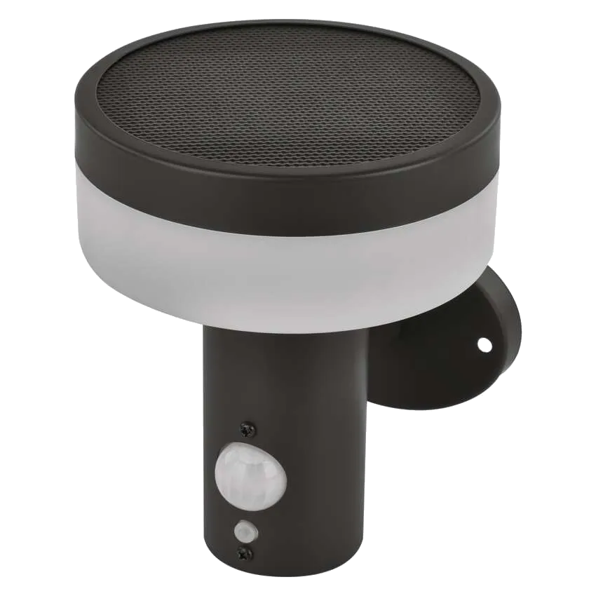 EMOS TERION LED napelemes kerti fali lámpa, szürkületérzékelővel, PIR, 200lm (ZGJ044S)