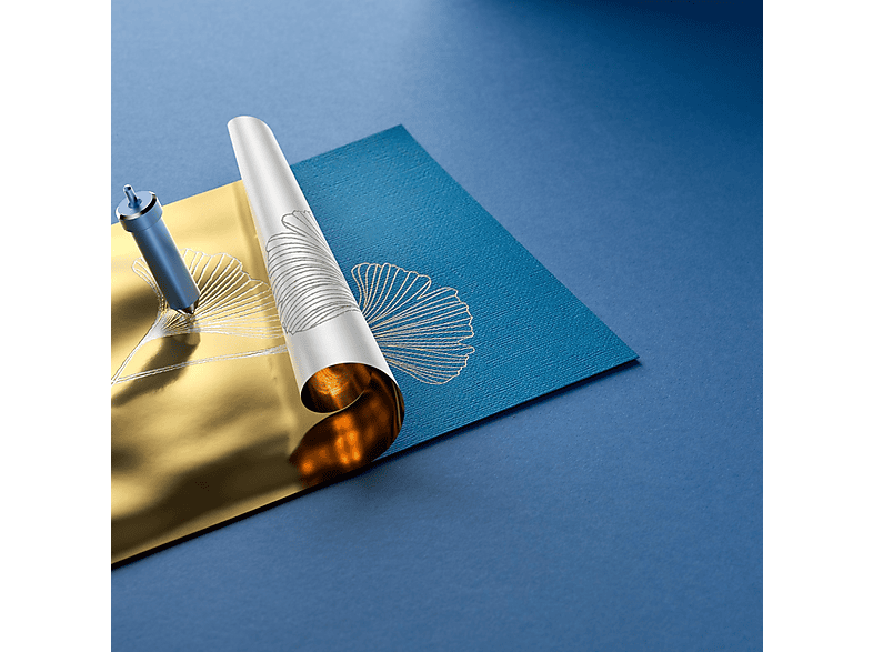 Accesorio para Plotter - Cricut Foil Transfer Tool and 3 replacement tips, Compatible con Maker™ o Explore™, Azul