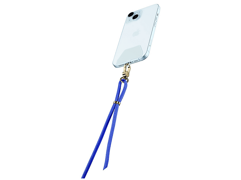Cordón para móvil - CellularLine Wrist Lace, Correa de muñeca, Lanyard, Azul – imagen 2