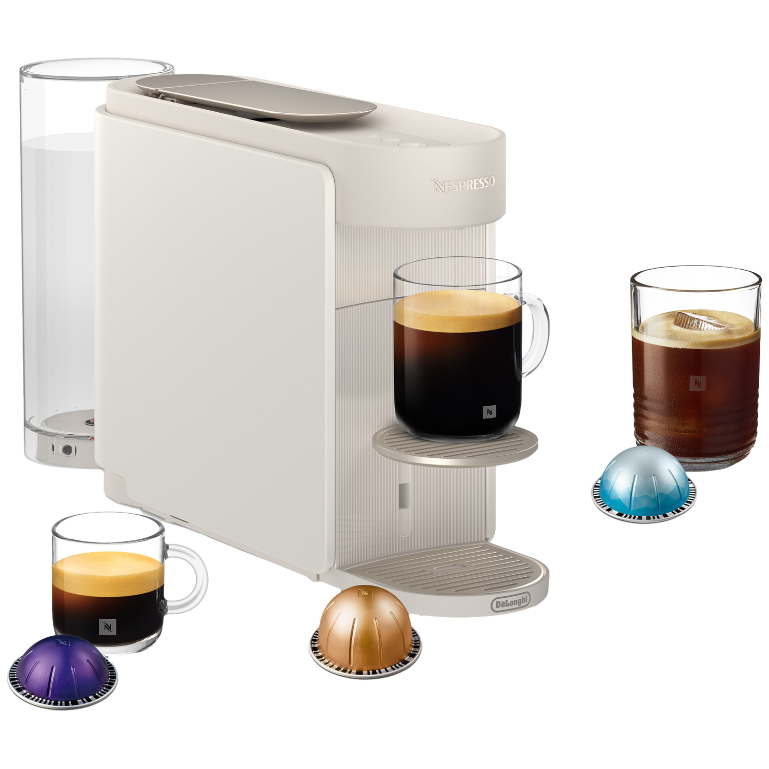 DE LONGHI Vertuo Up White - Capsulemachine - Wit