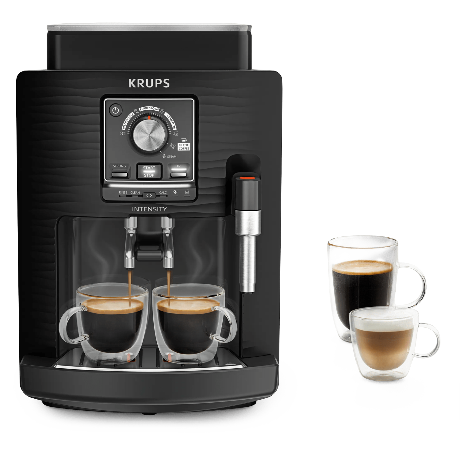 Krups Ea5008 Intensity Up Coffee - Volautomatische Espressomachine Zwart
