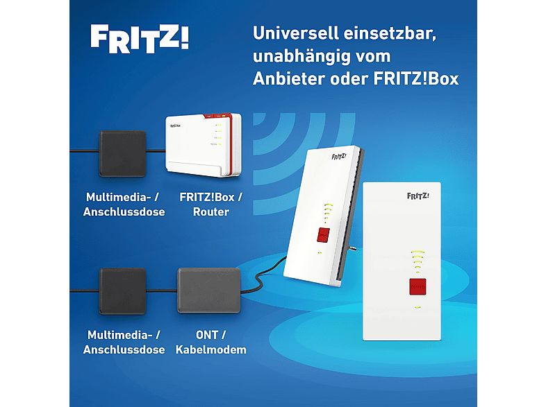 AVM FRITZ!Mesh Set 2700 2er-Set, WLAN Mesh System — Foto 2 von 5