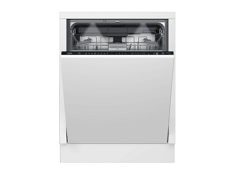 LAVASTOVIGLIE INCASSO Pannello frontale non in dotazione BEKO BDIN38552P, Programmi 8, Dimensioni: L 59,8 cm, A 81,8 P 55 Rumorosità 40 dB(A), Consumo di acqua 8,9 l, Bianco, Classe B