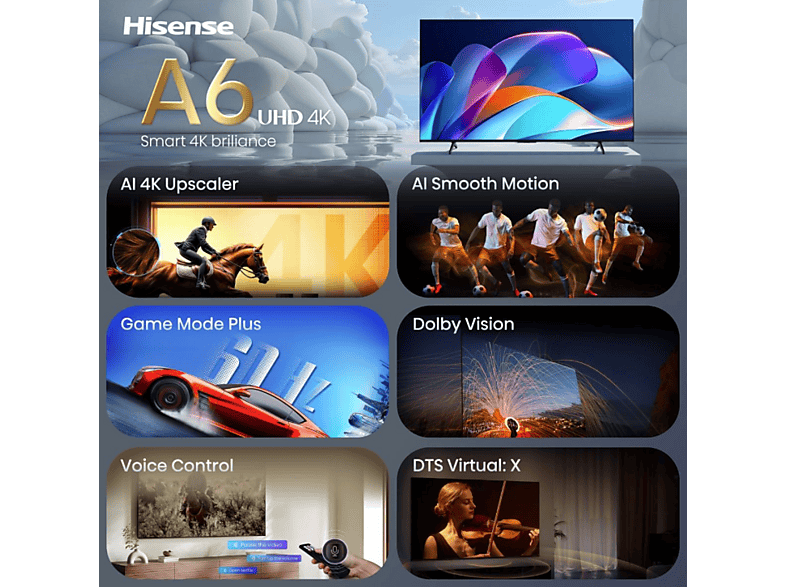 Hisense 50A6S (2026) 50 Zoll UHD Smart TV 4K 60 Hz — Foto 5 von 5