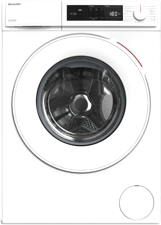 SHARP ES-NFA612DWB-EE Elöltöltős mosógép 6 kg, 1200 ford.