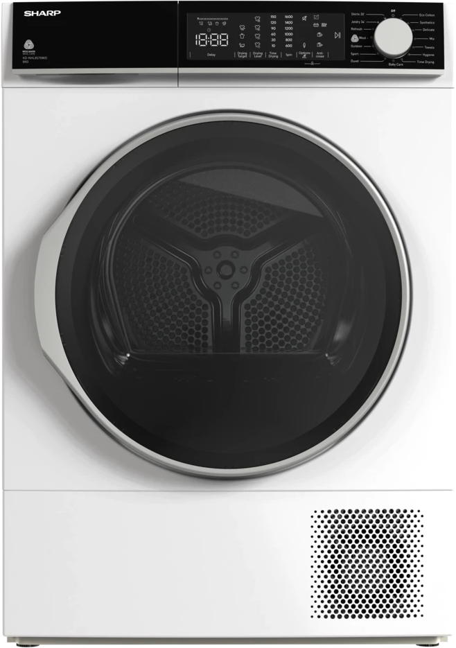 SHARP KD-NHL8S7GWD-EE Hőszivattyús szárítógép 8 kg