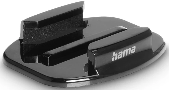 Support Hama noir avec deux fentes et insert en mousse.