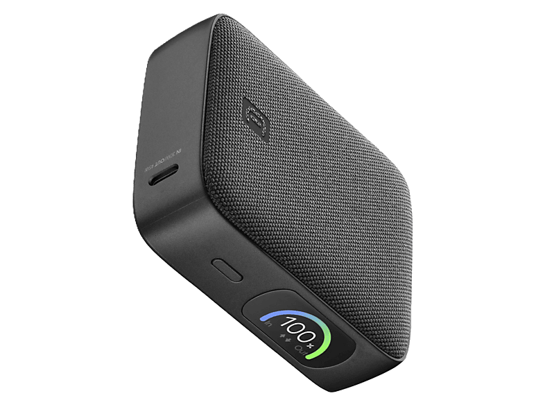 Powerbank - CellularLine PowerView IQ, 10000 mAh, 45 W, 72 horas, USB C, A, Negro