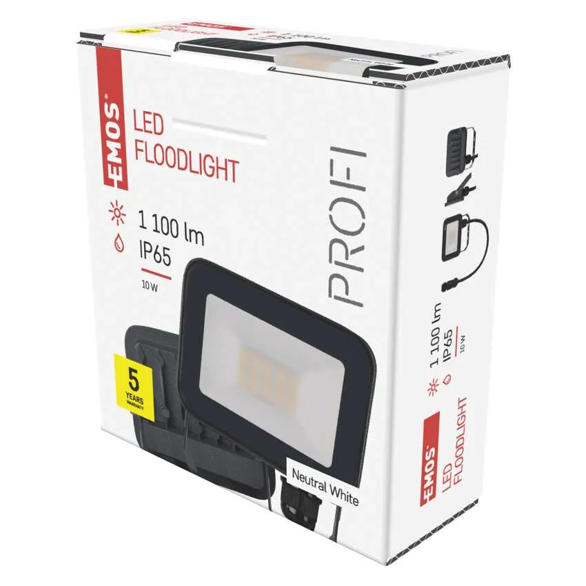 Csomagolás 10W-os LED-es reflektorhoz, 1100 lm, IP65, naturfehér.