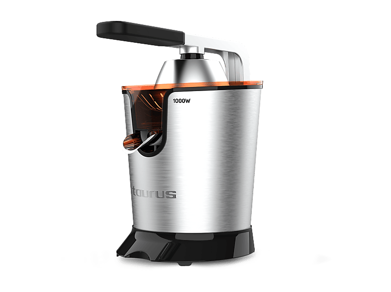 Exprimidor - Taurus Easy Press 1000 Legend SQ1000X, 0,65 l, W, Antigoteo, Acero inoxidable, Libre de BPA, Plateado
