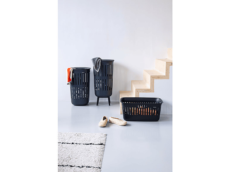 Brabantia 247446 Collect-It Wäschekorb 2er Set, Black, 40l — Foto 2 von 2