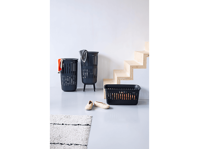 Brabantia 247842 Collect-It Wäschekorb 2er Set, Black, 55l, Black — Foto 2 von 2