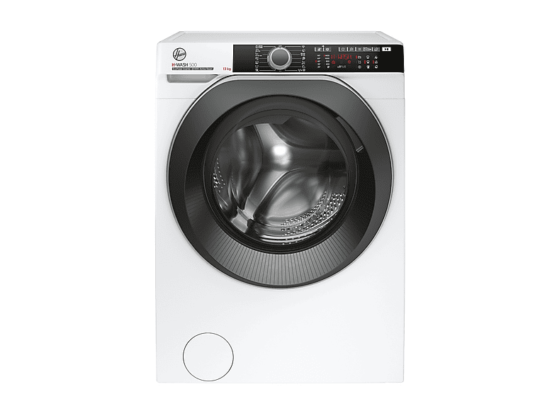 HOOVER HWE 413AMBS/1-S LAVATRICE, Caricamento frontale, 13 kg, 16 programmi, Profondità 67 cm, Giri 1400 rpm, Bianco, Nero, livello rumorosità centrifuga 80 dB(A), Classe A