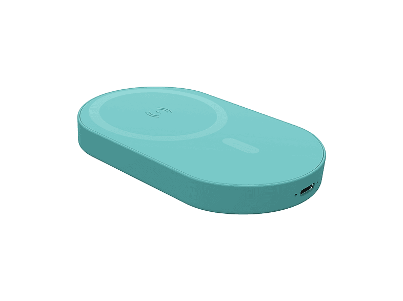 Power Bank MagSafe CELLY Wireless Powerbank Mini 3000 mAh 5W mAh, Turchese