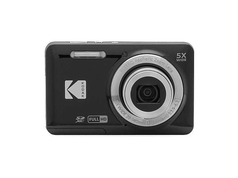FOTOCAMERA DIGITALE KODAK FZ55 + Speaker Bluetooth Soundbrix SOUNDBRIX, Zoom ottico 5x, 16,76 megapixel, Nero